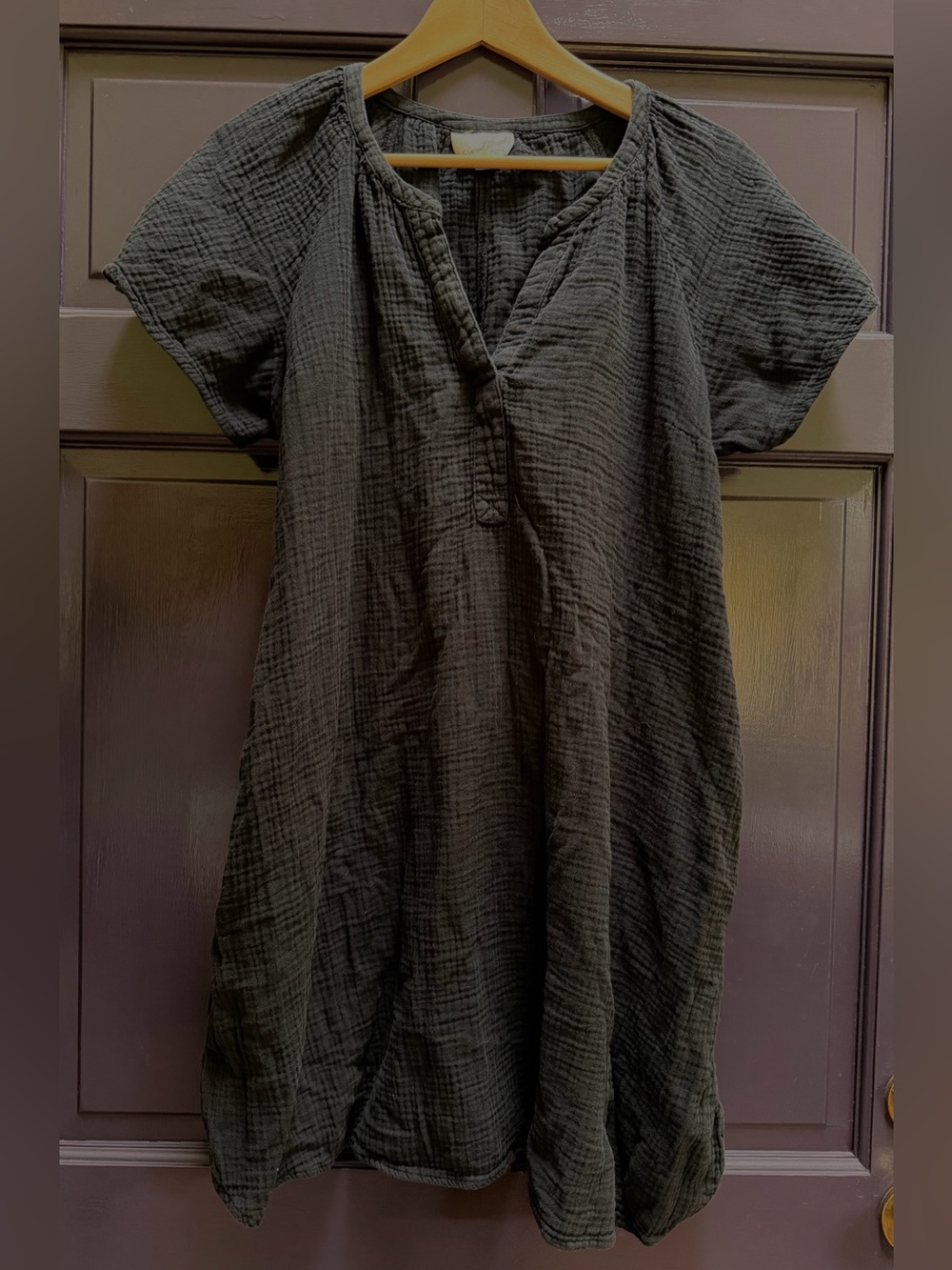 Universal Thread Gauze Popover Dress